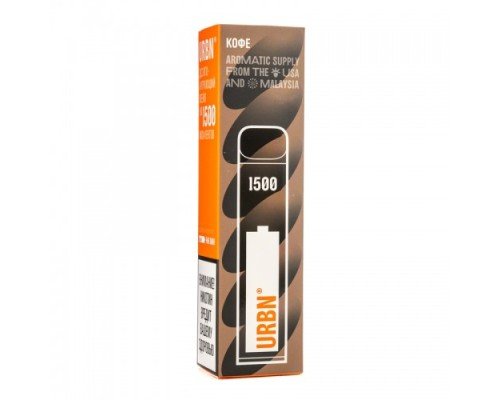 Купить Электронная сигарета Urbn Кофе 1500 затяжек по оптовой цене