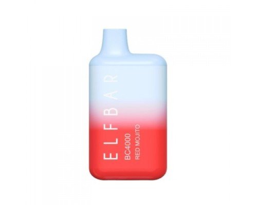 Купить Электронная сигарета Эльф Бар 4000 затяжек Красный Мохито (Elf Bar BC 4000 Red Mojito) по оптовой цене
