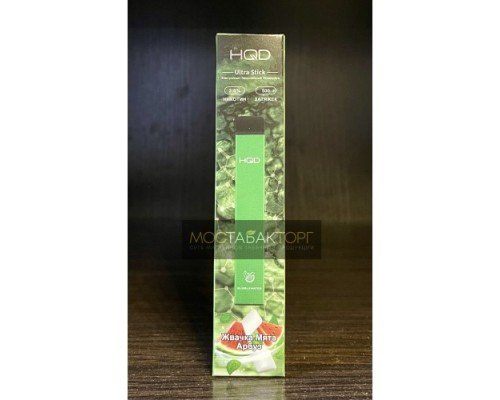 Купить HQD Ultra Stick Bubblewater (HQD Ультра Стик Жвачка Мята Арбуз) по оптовой цене