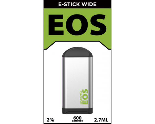Купить EOS E-Stick Wide Sour Apple (EOS Е-стик Кислое Яблоко) по оптовой цене