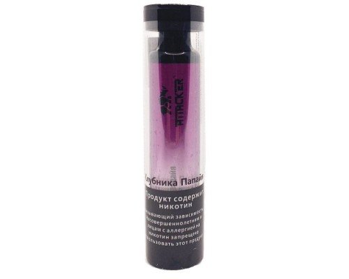 Купить Электронная сигарета Attacker 3000 затяжек Клубника Папайя по оптовой цене