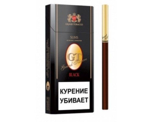 Купить Сигареты GT Black Slims 100mm по оптовой цене